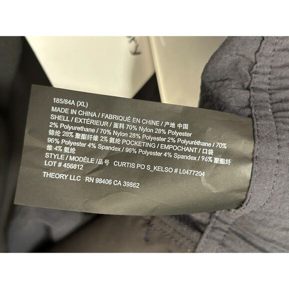 NWT Theory Curtis Basalt Kelso Men's Blue Elastic Waist Pockets Shorts Size XL - Picture 6 of 8